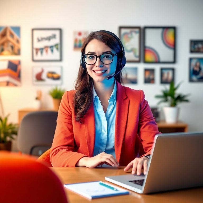 Flux Schnell A Professionallooking Virtual Marketing Assistant